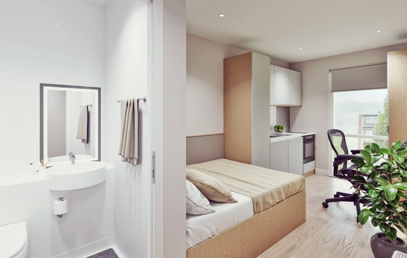 Classic Studio Plus, Beckton House, Station Road, Beeston, Nottingham - Image 1